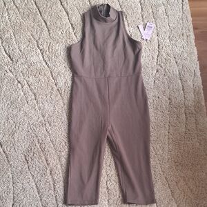 Wild Fable Sleeveless Brown Jumpsuit